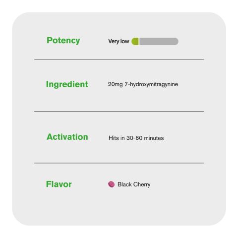20mg 7-Hydroxy Tablets - Black Cherry - Thumbnail 6