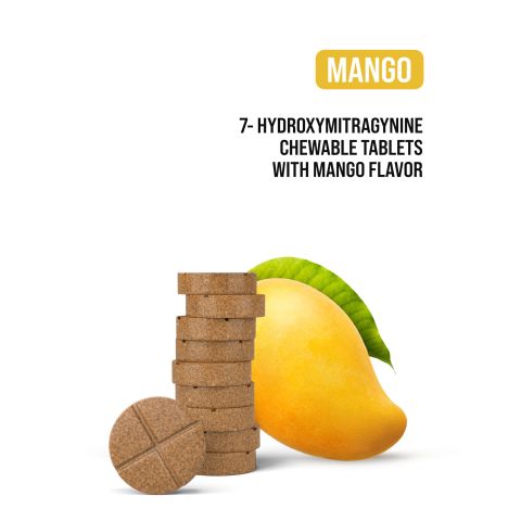 70mg 7-Hydroxy Tablets - Mango - Thumbnail 4