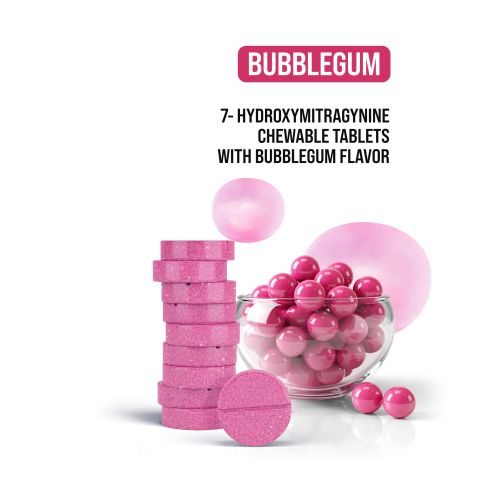 30mg 7-Hydroxy Tablets - Bubble Gum - Thumbnail 4