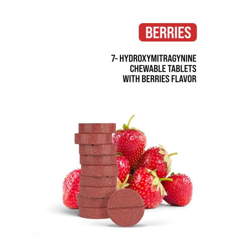 20mg 7-Hydroxy Tablets - Berries - Thumbnail 4