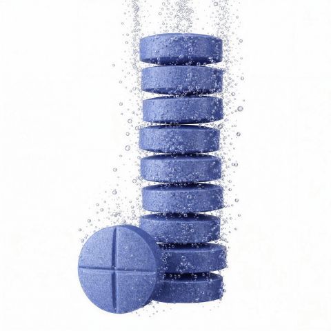 50mg 7-Hydroxy Effervescent Tablets - Blue Razz - Thumbnail 1