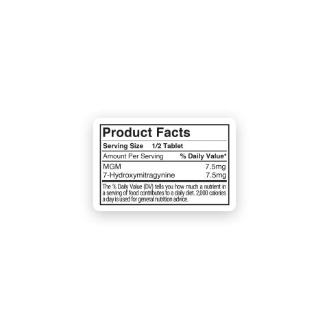 30mg 7-Hydroxy & MGM-15 Tablets - Berries - Thumbnail 10