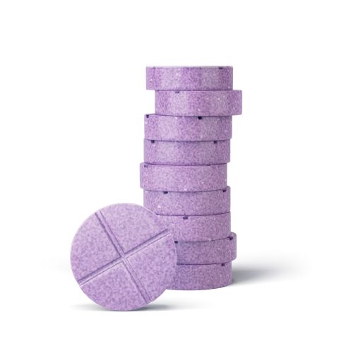 50mg Broad Spectrum CBD Tablets - Grape - Thumbnail 1