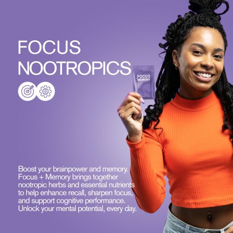 500mg - Focus + Memory - Mood Tablets - Thumbnail 6