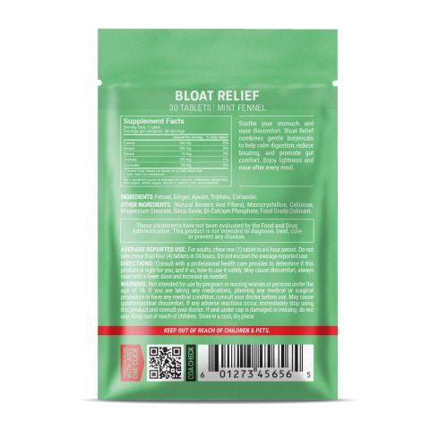 500mg - Bloat Relief - Mood Tablets - Thumbnail 8