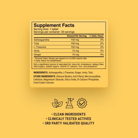 500mg - Daily Calm - Mood Tablets - Thumbnail 9