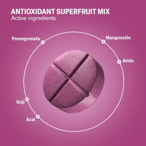 500mg - Antioxidant Superfruit Mix - Mood Tablets - Thumbnail 4