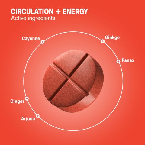 500mg - Circulation + Energy - Mood Tablets - Thumbnail 5