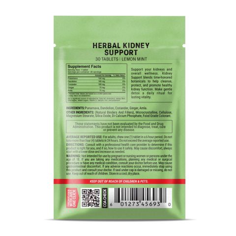500mg - Kidney Herbal Support - Mood Tablets - Thumbnail 8