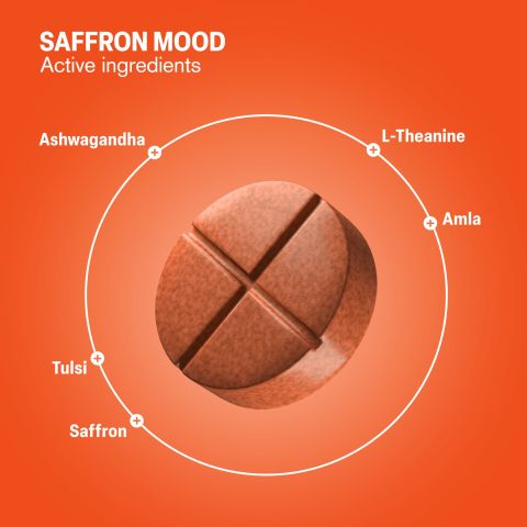 500mg - Saffron Mood - Mood Tablets - Thumbnail 5