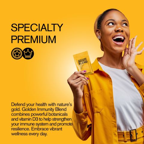 500mg - Asian Golden Immunity Blend - Mood Tablets - Thumbnail 6