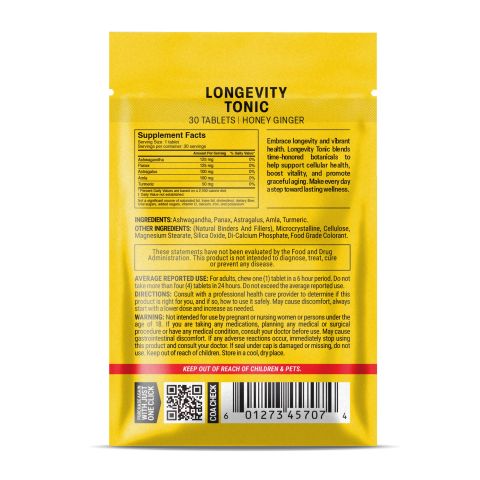 500mg - Longevity Tonic - Mood Tablets - Thumbnail 8