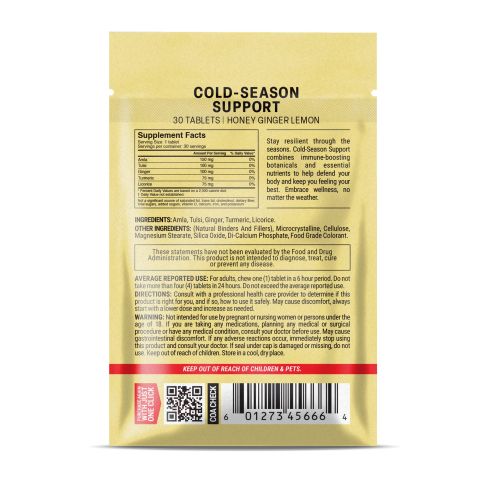 500mg - Cold Season Support - Mood Tablets - Thumbnail 8