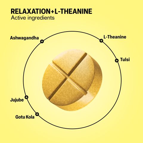 500mg - Relaxation + L-Theanine - Mood Tablets - Thumbnail 5