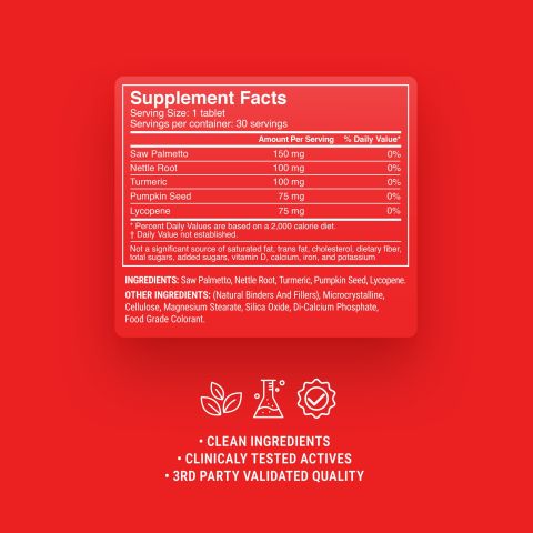 500mg - Prostate Support - Mood Tablets - Thumbnail 9