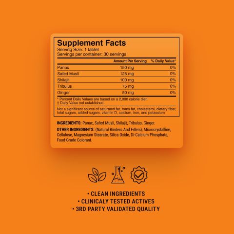 500mg - Performance Booster - Mood Tablets - Thumbnail 9