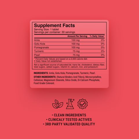 500mg - Beauty + Glow - Mood Tablets - Thumbnail 9