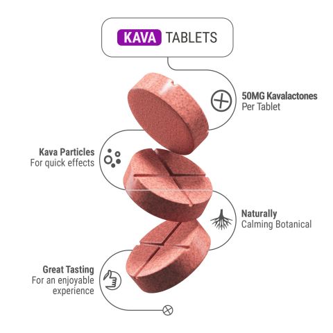 50mg Kava, Nano Tablets - Raspberry - Simply Tabs - Thumbnail 5
