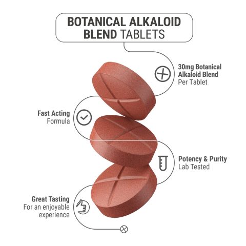 30mg Botanical Alkaloid Blend Tablets - Watermelon - Simply Tabs - Thumbnail 5
