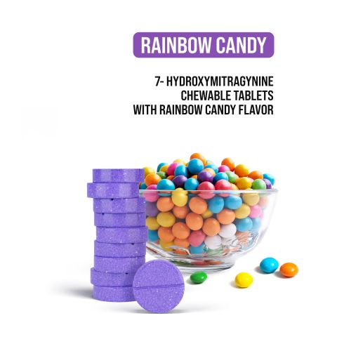 20mg 7-Hydroxy Tablets - Rainbow Candy - Simply Tabs - Thumbnail 4