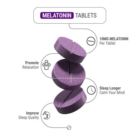 10mg Melatonin Tablets - Blackberry - Simply Tabs - Thumbnail 5