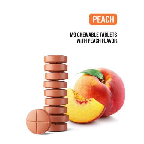 30mg M9 Blend Tablets - Peach - Simply Tabs - Thumbnail 4