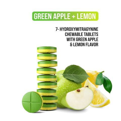 100mg 7-Hydroxy Tablets - Apple + Lemon - Simply Tabs - Thumbnail 5