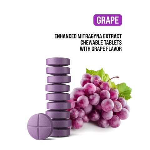 30mg Enhanced Mitragyna Extract Tablets - Grape - Simply Tabs - Thumbnail 4