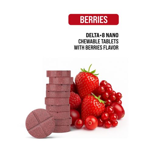 10mg Delta 8 Nano Tablets - Berries - Simply Tabs - Thumbnail 4