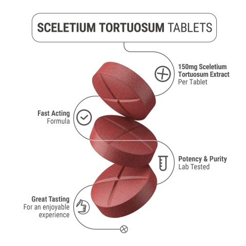 150mg Sceletium Tortuosum Extract Tablets - Fruit Punch - Simply Tabs - Thumbnail 5