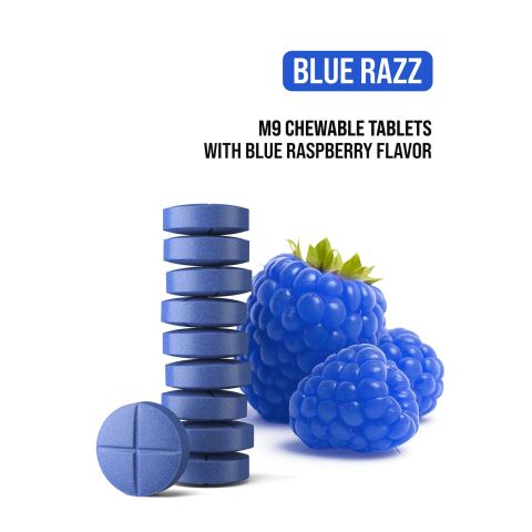 30mg M9 Blend Tablets - Blue Razz - Simply Tabs - Thumbnail 4