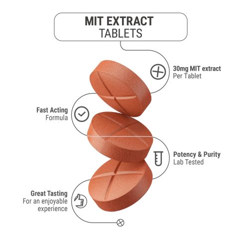 30mg MIT Extract Tablets - Peach - Simply Tabs - Thumbnail 5