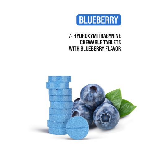 30mg 7-Hydroxy Tablets - Blueberry - Simply Tabs - Thumbnail 4