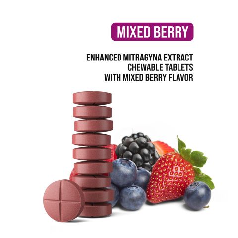 20mg Enhanced Mitragyna Extract Tablets - Mixed Berry - Simply Tabs - Thumbnail 4