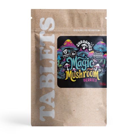 1,200mg Magic Mushroom Tablets - Berries - Shrooomies - Thumbnail 3