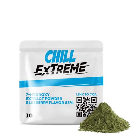 1,000mg 7-Hydroxy Powder - Blueberry - Chill Extreme - Thumbnail 2