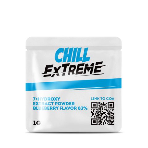 1,000mg 7-Hydroxy Powder - Blueberry - Chill Extreme - Thumbnail 3