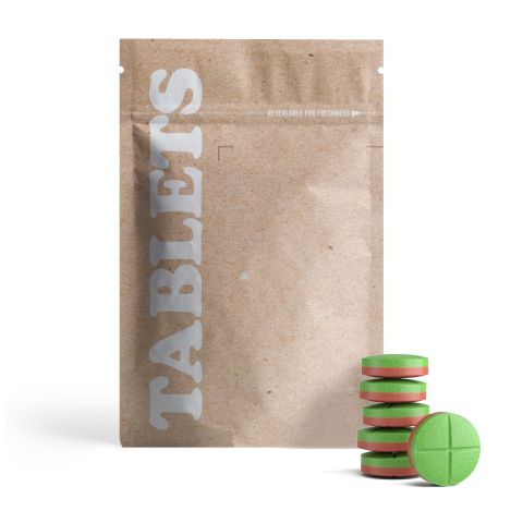 200mg 7-Hydroxy & Mitragynine Tablets - Watermelon + Kiwi - Simply Tabs - Thumbnail 2