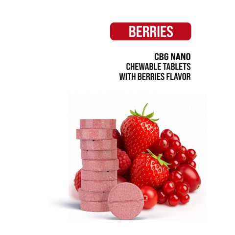 25mg CBG Nano Tablets - Berries - Simply Tabs - Thumbnail 4