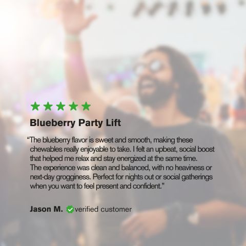1,200mg Party Blend Tablets - Blueberry - Party Pop - Thumbnail 7